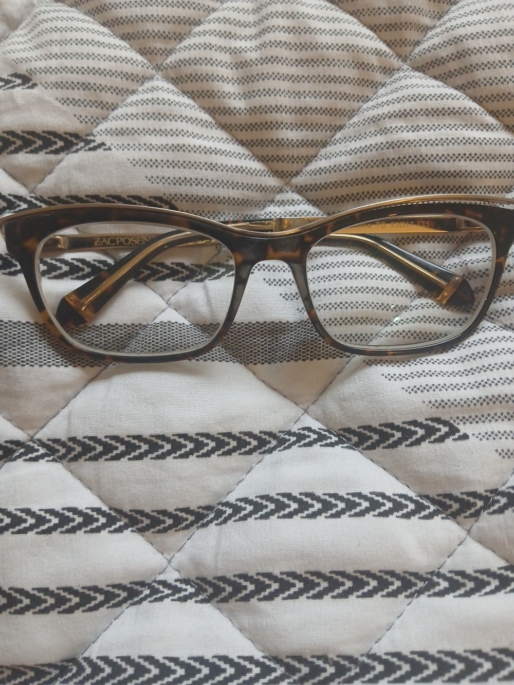 Zac Posen Tortoiseshell Prescription Glasses